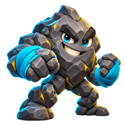 Rock, an armored stone fighter